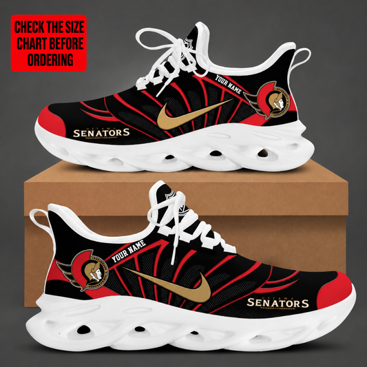 [SUPER SALE] NEW CUSTOMIZED NHL29 OSN OTTAWA SENATORS CLUNKY SNEAKERS