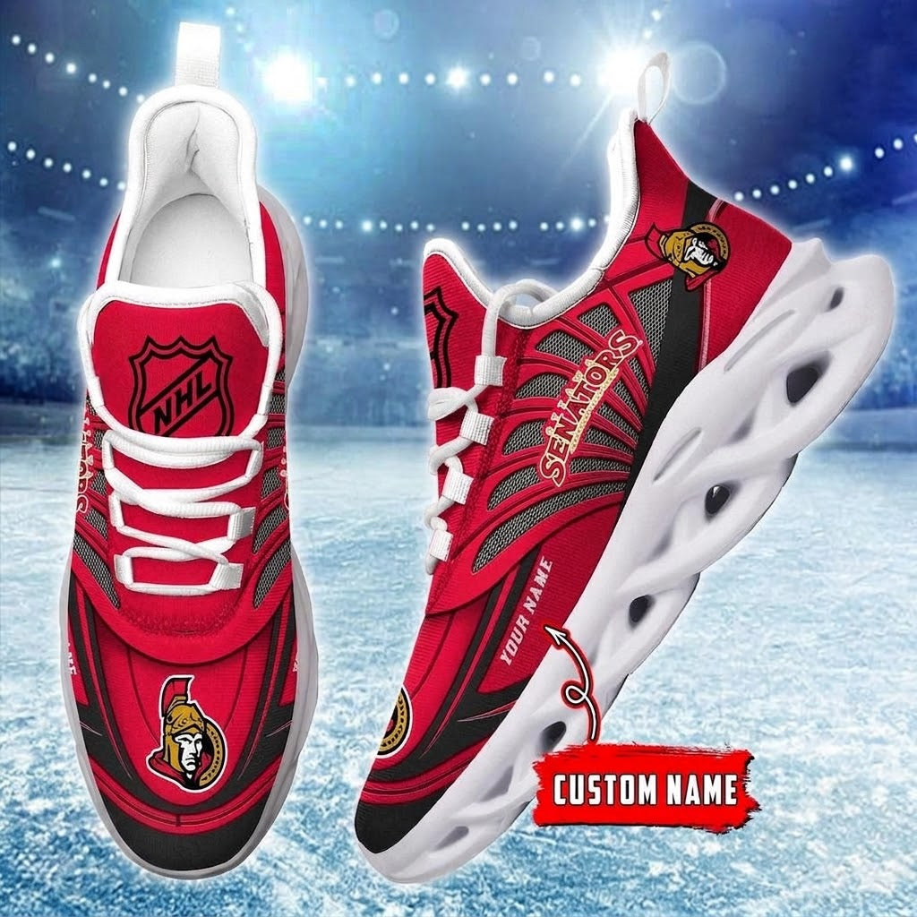 [SUPER SALE] NEW CUSTOMIZED NHL29 OSN OTTAWA SENATORS CLUNKY SNEAKERS