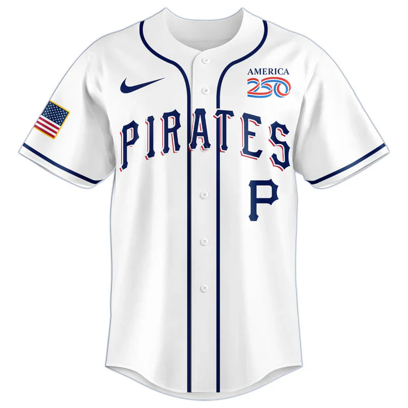 [FLASH SALE] NEW CUSTOMIZED MLB29 PHP PITTSBURGH PIRATES BASEBALL JERSEY