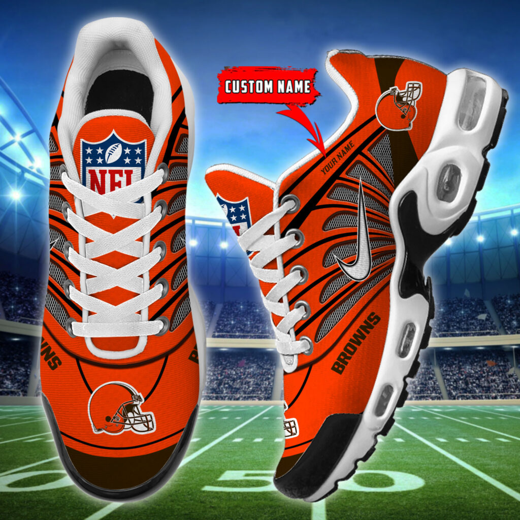 [SPECIAL OFFER] NEW CUSTOMIZED NFL29 CLB CLEVELAND BROWNS AIR MAX PLUS SNEAKERS