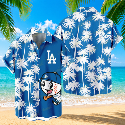 [FLASH SALE] NEW CUSTOMIZED MLB02 LAD LOS ANGELES DODGERS UNISEX HAWAIIAN SHIRT