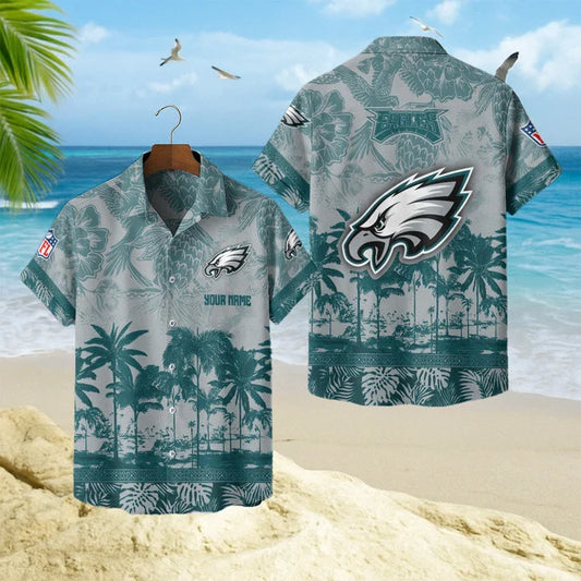 [SPECIAL OFFER] NEW CUSTOMIZED NFL02 PPE PHILADELPHIA EAGLES UNISEX HAWAIIAN SHIRT