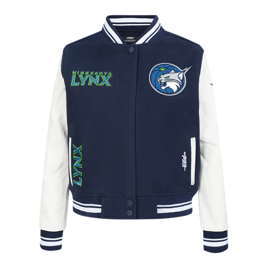 LIMITED EDITION - NEW CUSTOMIZED WNBA09 MNL MN LYNX BASEBALL JACKET, SATIN VARSITY JACKET 01