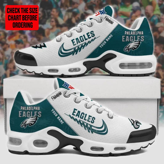 [SPECIAL OFFER] NEW CUSTOMIZED NFL02 PPE PHILADELPHIA EAGLES AIR MAX PLUS SNEAKERS