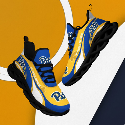 LIMITED EDITION - NEW CUSTOMIZED NCAA FBS02 PIP PITTSBURGH PANTHERS CLUNKY SNEAKERS
