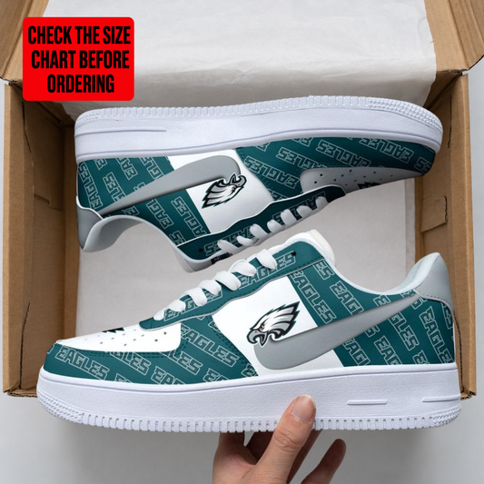 [SPECIAL OFFER] NEW CUSTOMIZED NFL02 PPE PHILADELPHIA EAGLES AF1 SHOES