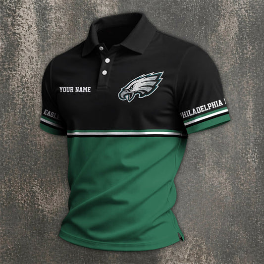 [SPECIAL OFFER] NEW CUSTOMIZED NFL02 PPE PHILADELPHIA EAGLES POLO SHIRT