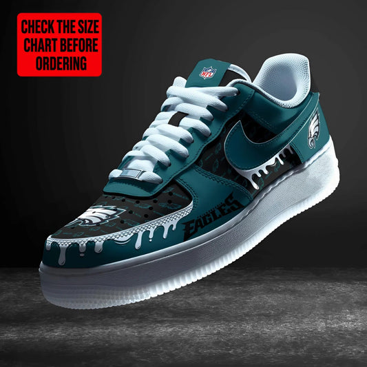 [SPECIAL OFFER] NEW CUSTOMIZED NFL02 PPE PHILADELPHIA EAGLES AF1 SHOES