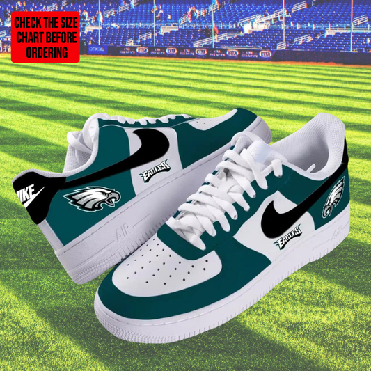 [SPECIAL OFFER] NEW CUSTOMIZED NFL02 PPE PHILADELPHIA EAGLES AF1 SHOES