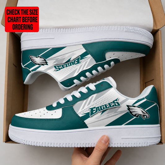 [SPECIAL OFFER] NEW CUSTOMIZED NFL02 PPE PHILADELPHIA EAGLES AF1 SNEAKERS
