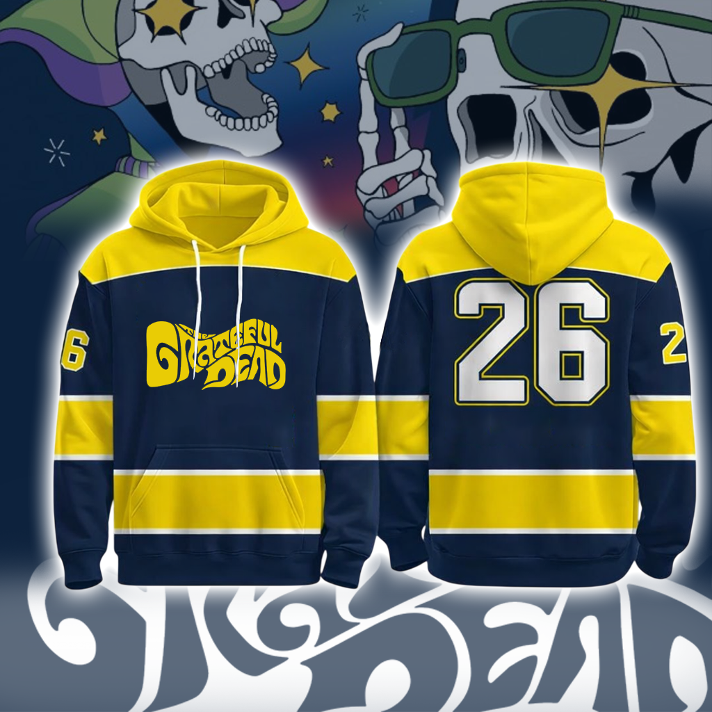 [FAN EXCLUSIVE] NEW CUSTOMIZED GRATEFUL DEAD UNISEX HOODIE