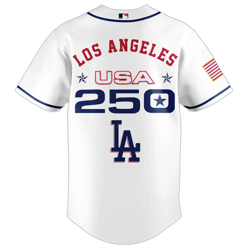[FLASH SALE] NEW CUSTOMIZED MLB02 LAD LOS ANGELES DODGERS BASEBALL JERSEY