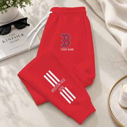 [FLASH SALE] NEW CUSTOMIZED MLB03 BRS BOSTON RED SOX SWEATPANTS