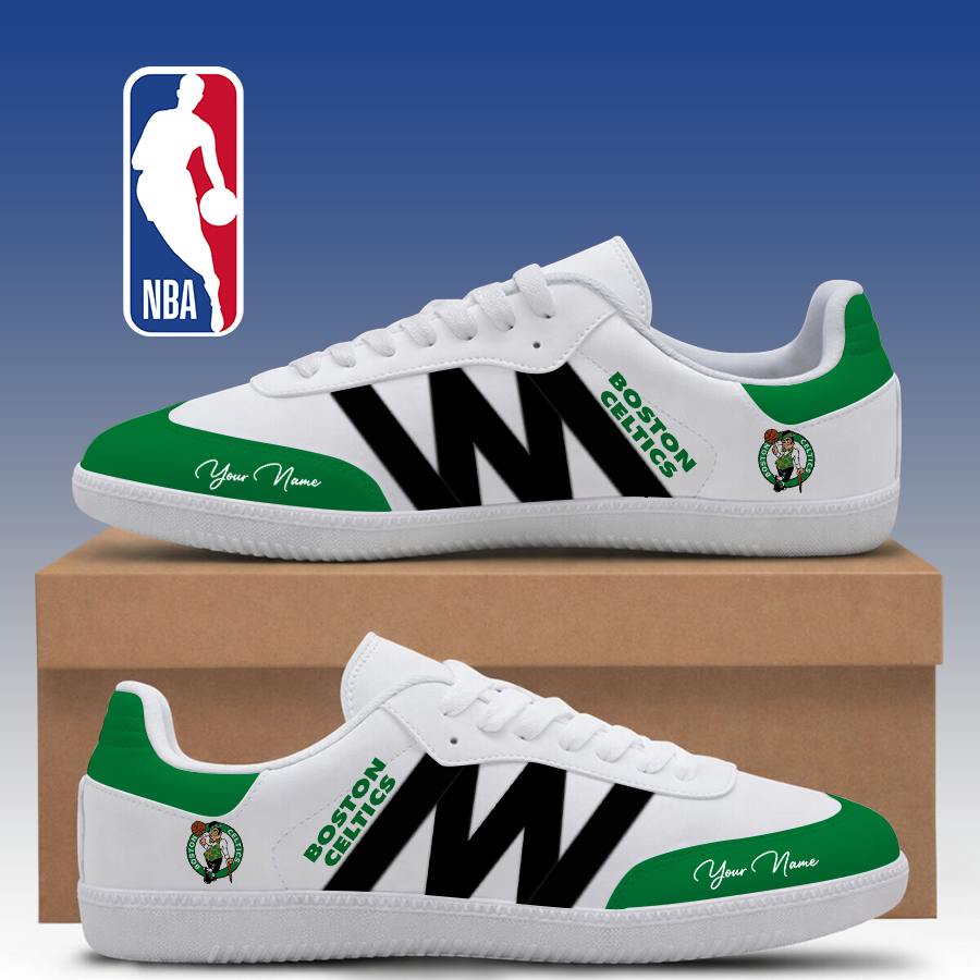 [HOT DEAL] NEW CUSTOMIZED NBA03 BCE BOSTON CELTICS CLASSIC SNEAKERS