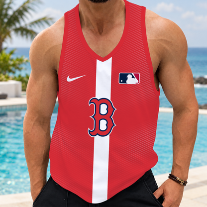 [FLASH SALE] NEW CUSTOMIZED MLB03 BRS BOSTON RED SOX UNISEX TANK TOP