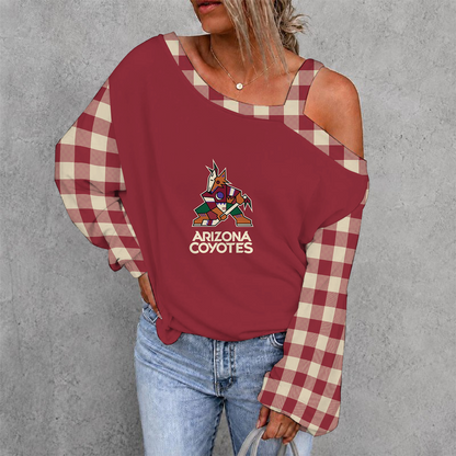 [SUPER SALE] NEW CUSTOMIZED NHL30 AZC ARIZONA COYOTES DROP SHOULDER SWEATSHIRT