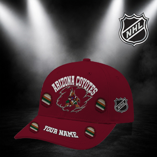 [SUPER SALE] NEW CUSTOMIZED NHL30 AZC ARIZONA COYOTES CLASSIC CAP