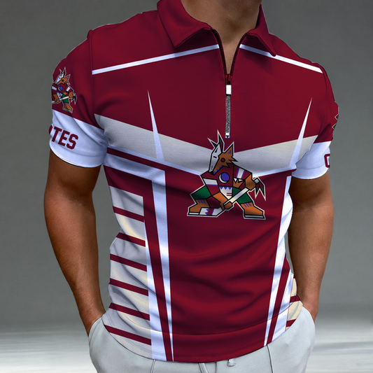 [SUPER SALE] NEW CUSTOMIZED NHL30 AZC ARIZONA COYOTES POLO SHIRT
