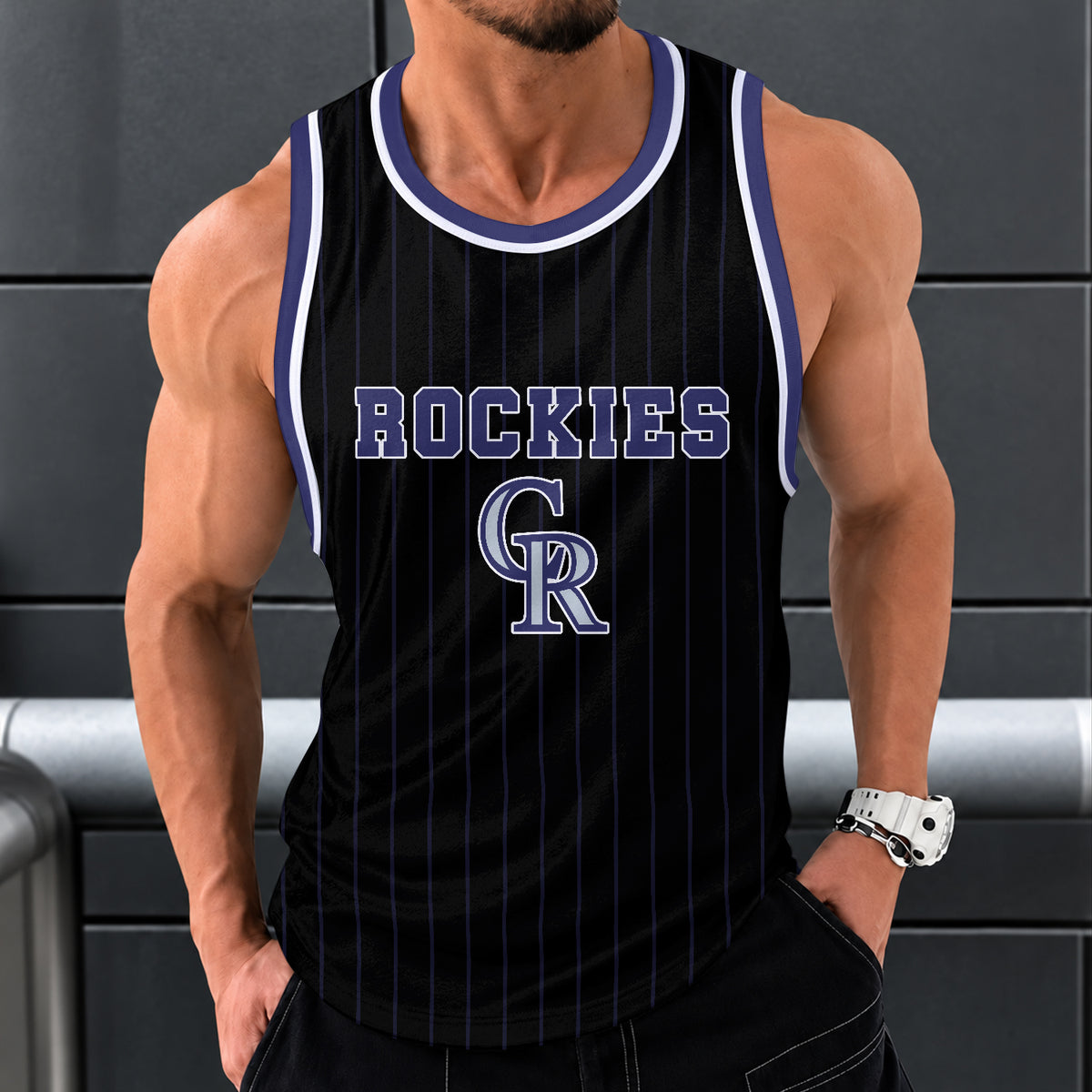 [FLASH SALE] NEW CUSTOMIZED MLB30 COR COLORADO ROCKIES UNISEX TANK TOP