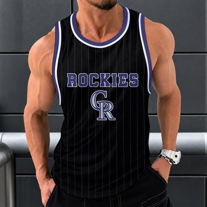 [FLASH SALE] NEW CUSTOMIZED MLB30 COR COLORADO ROCKIES UNISEX TANK TOP