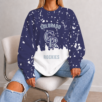 [FLASH SALE] NEW CUSTOMIZED MLB30 COR COLORADO ROCKIES UNISEX SWEATSHIRT