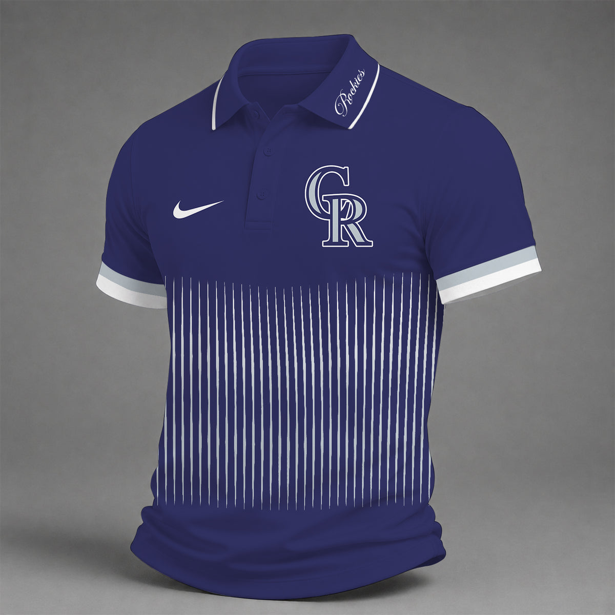 [FLASH SALE] NEW CUSTOMIZED MLB30 COR COLORADO ROCKIES POLO SHIRT