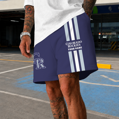 [FLASH SALE] NEW PREMIUM MLB30 COR COLORADO ROCKIES SHORT PANTS