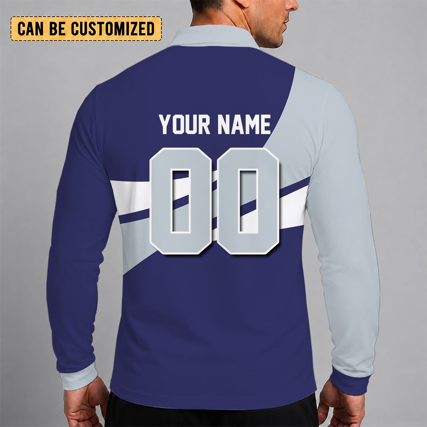[FLASH SALE] NEW CUSTOMIZED MLB30 COR COLORADO ROCKIES MEN'S LONG SLEEVE POLO