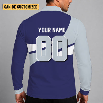 [FLASH SALE] NEW CUSTOMIZED MLB30 COR COLORADO ROCKIES MEN'S LONG SLEEVE POLO