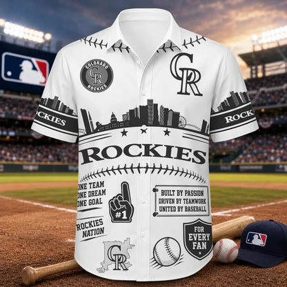 [FLASH SALE] NEW CUSTOMIZED MLB30 COR COLORADO ROCKIES UNISEX HAWAIIAN SHIRT