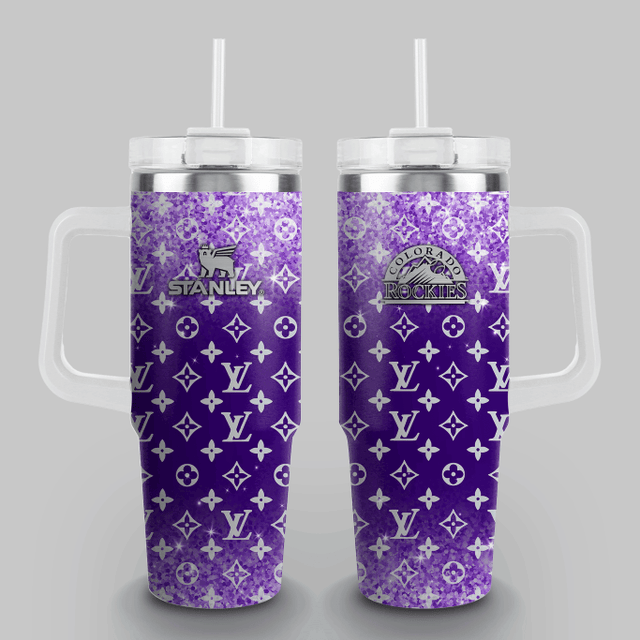 [FLASH SALE] NEW CUSTOMIZED MLB30 COR COLORADO ROCKIES 40OZ TUMBLER