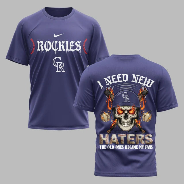 [FLASH SALE] NEW CUSTOMIZED MLB30 COR COLORADO ROCKIES MUTICOLOR T-SHIRT