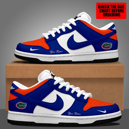 [FAN FAVORITE] NEW CUSTOMIZED NCAA FBS30 FLG FLORIDA GATORS DUNK LOW SHOES
