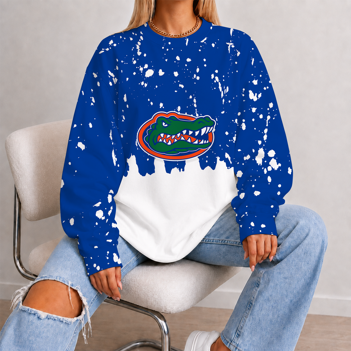 [FAN FAVORITE] NEW CUSTOMIZED NCAA FBS30 FLG FLORIDA GATORS UNISEX SWEATSHIRT