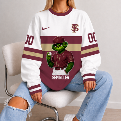 [FAN FAVORITE] NEW CUSTOMIZED NCAA CWS30 FLS FLORIDA STATE SEMINOLES UNISEX SWEATSHIRT
