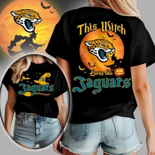 [SPECIAL OFFER] NEW CUSTOMIZED NFL30 JSJ JACKSONVILLE JAGUARS  HALLOWEEN T-SHIRT, HOODIE & ZIP HOODIE