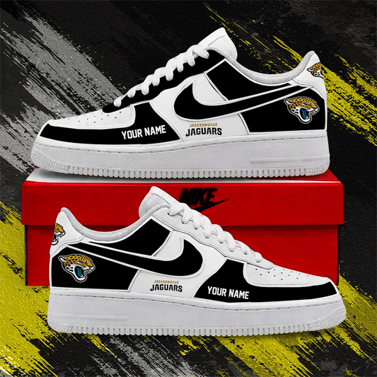 [SPECIAL OFFER] NEW CUSTOMIZED NFL30 JSJ JACKSONVILLE JAGUARS AF1 SHOES