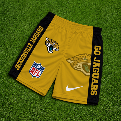 [SPECIAL OFFER] NEW CUSTOMIZED NFL30 JSJ JACKSONVILLE JAGUARS SHORT PANTS