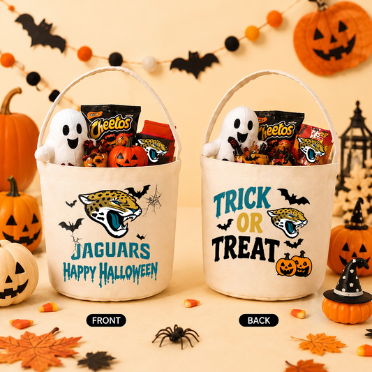[SPECIAL OFFER] NEW CUSTOMIZED NFL30 JSJ JACKSONVILLE JAGUARS HALLOWEEN BASKET