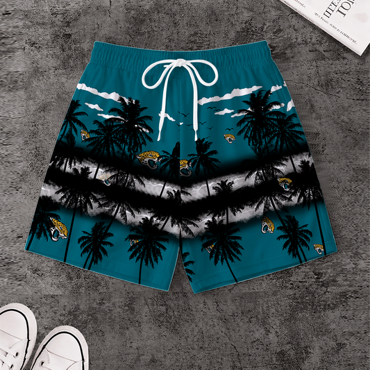 [SPECIAL OFFER] NEW CUSTOMIZED NFL30 JSJ JACKSONVILLE JAGUARS SHORT PANTS