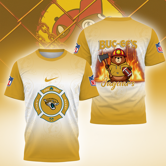 [SPECIAL OFFER] NEW CUSTOMIZED NFL30 JSJ JACKSONVILLE JAGUARS BUC-EE'S T-SHIRT, HOODIE & ZIP HOODIE