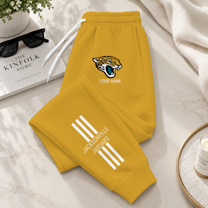 [SPECIAL OFFER] NEW CUSTOMIZED NFL30 JSJ JACKSONVILLE JAGUARS SWEATPANTS