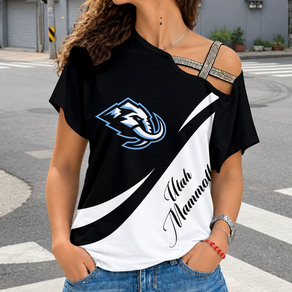 [SUPER SALE] NEW CUSTOMIZED NHL30 UTAH MAMMOTH SHOULDER SHIRT