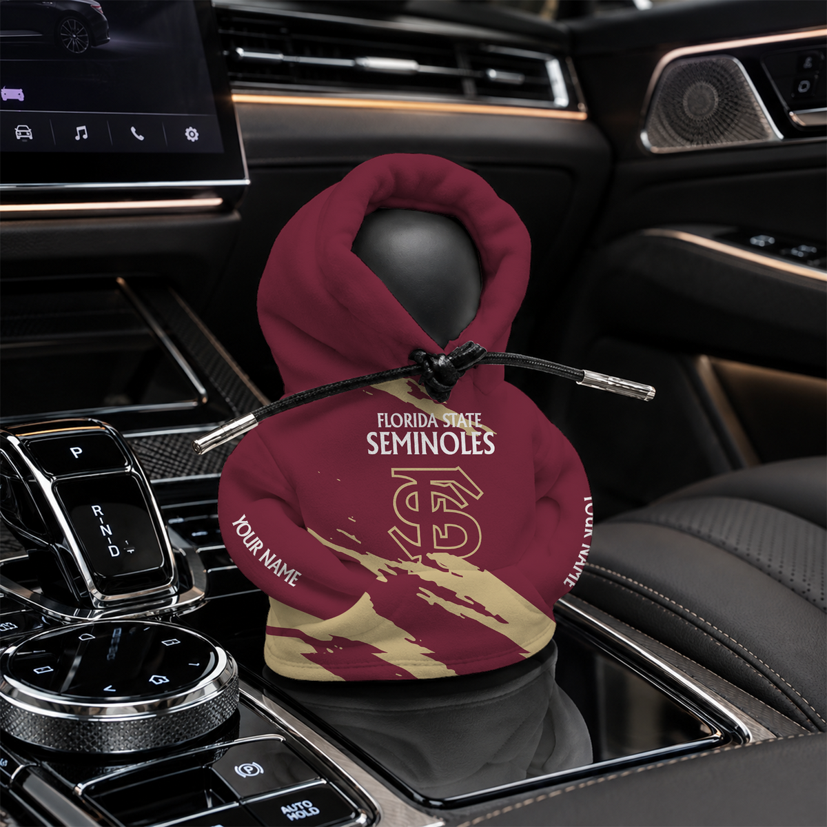 [FAN FAVORITE] NEW CUSTOMIZED NCAA CWS30 FLS FLORIDA STATE SEMINOLES AUTOMOTIVE HOODIE SHIFT KNOB COVER