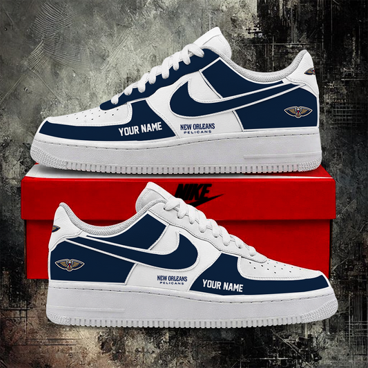 [HOT DEAL] NEW CUSTOMIZED NBA30 NOP NEW ORLEANS PELICANS AF1 SHOES