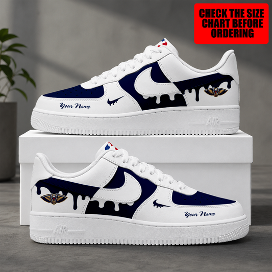 [HOT DEAL] NEW CUSTOMIZED NBA30 NOP NEW ORLEANS PELICANS AF1 SHOES