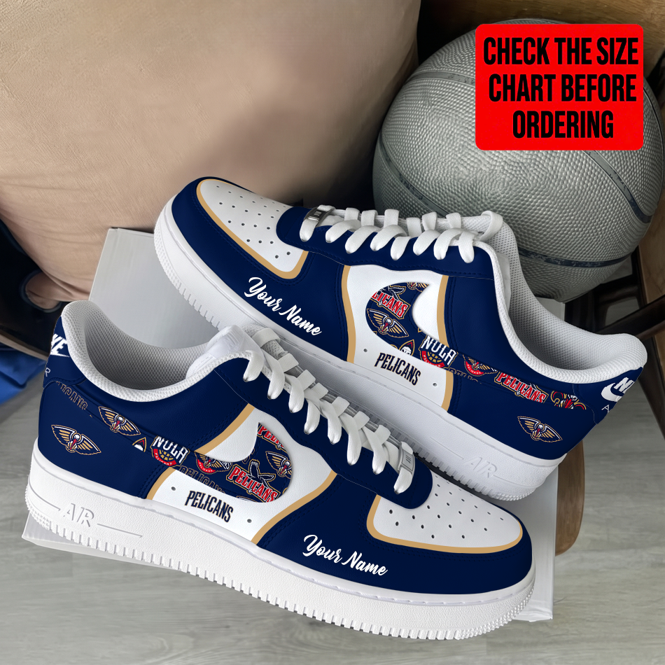 [HOT DEAL] NEW CUSTOMIZED NBA30 NOP NEW ORLEANS PELICANS AF1 SHOES