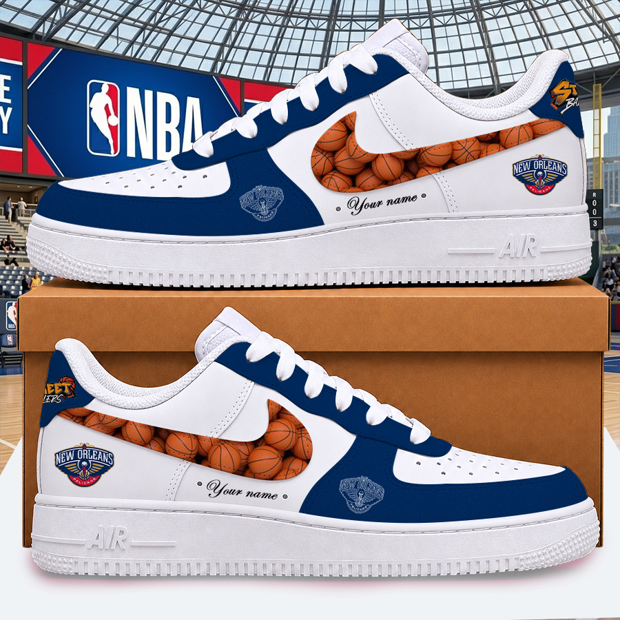 [HOT DEAL] NEW CUSTOMIZED NBA30 NOP NEW ORLEANS PELICANS AF1 SHOES