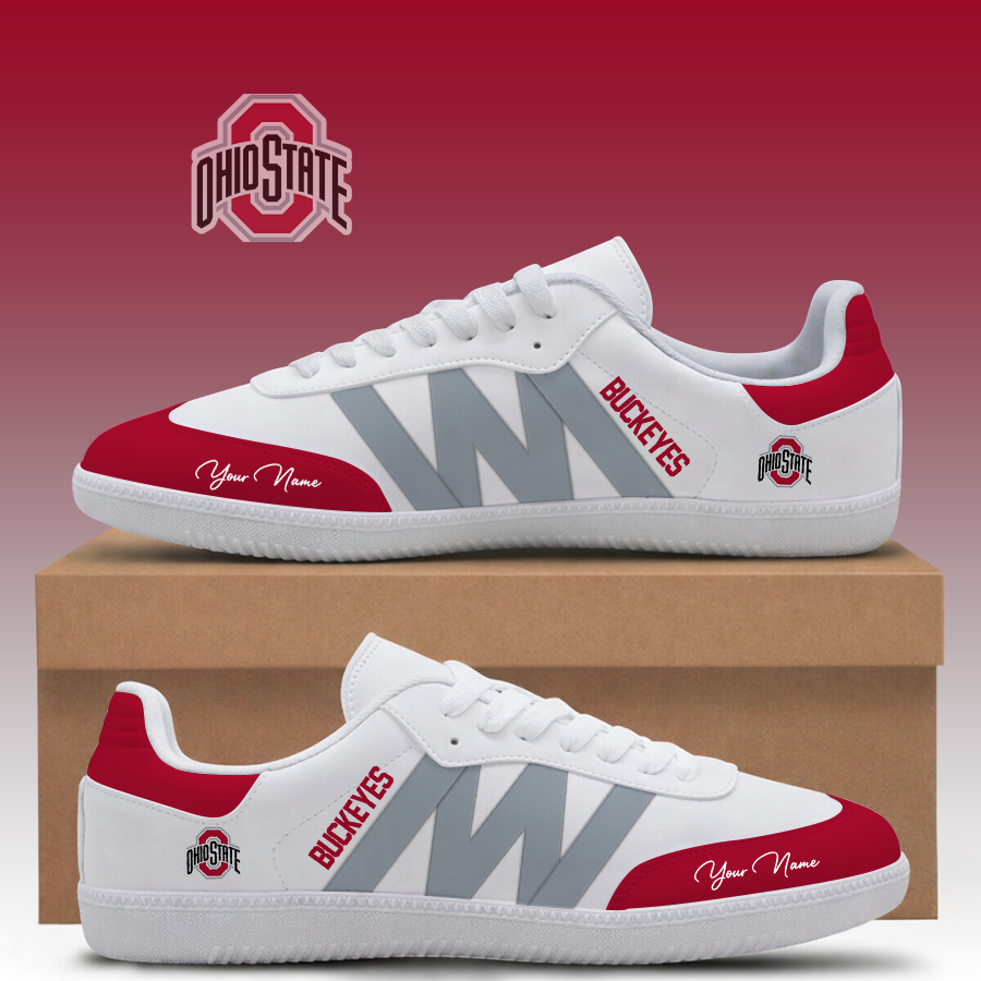 [FAN FAVORITE] NEW CUSTOMIZED NCAA MAM30 OSB OHIO STATE BUCKEYES CLASSIC SNEAKERS