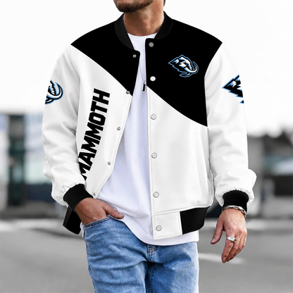 [SUPER SALE] NEW CUSTOMIZED NHL30 UTA UTAH MAMMOTH SATIN VARSITY JACKET & BASEBALL JACKET